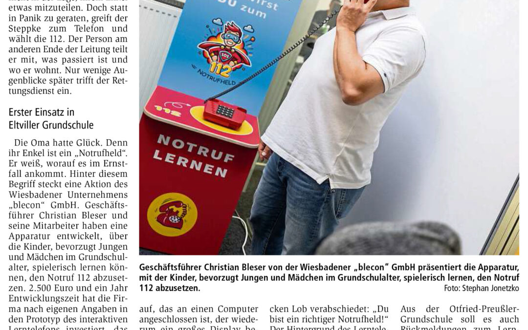 Die kleinen Notrufhelden